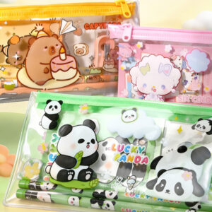 Cute Stationery Set (Zip Bag) (Assorted Designs)